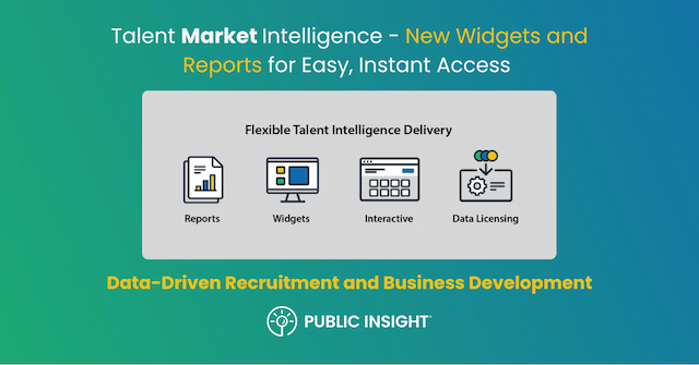 Public Insight Unveils TalentView Widgets and Reports for Enhanced Talent Market Intelligence