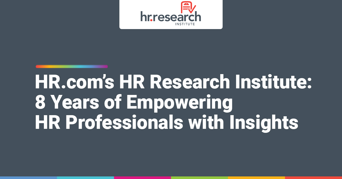 HR Research Institute Marks 8 Years of Groundbreaking HR Studies