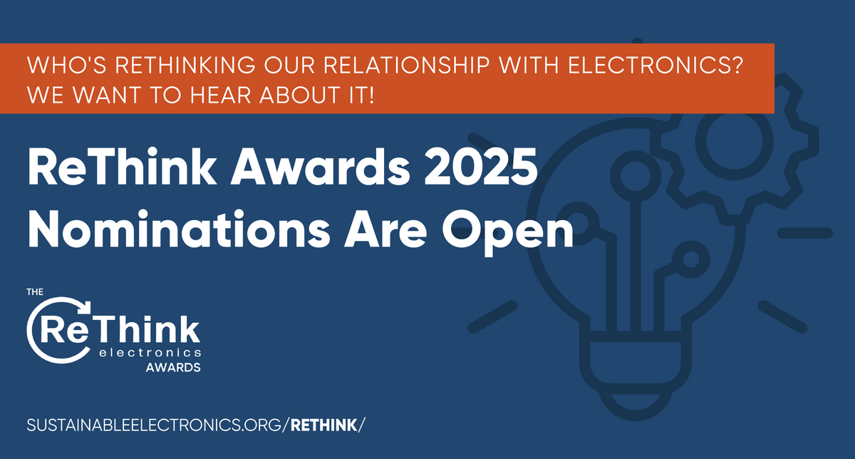 SERI Launches ReThink Awards to Honor Innovation in Electronics Sustainability